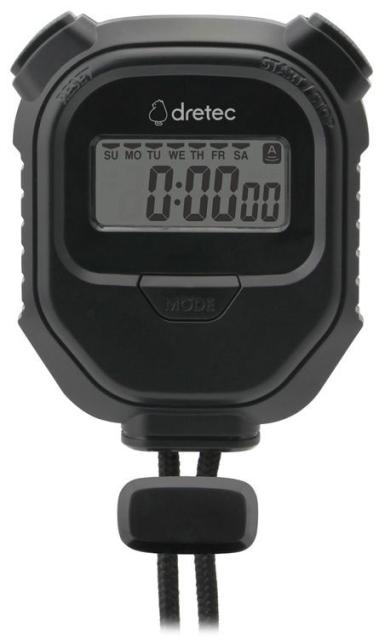 他サイト： ドリテック ストップウォッチ ラグレ SW-126BK[SW126BK] 返品種別Aの商品画像