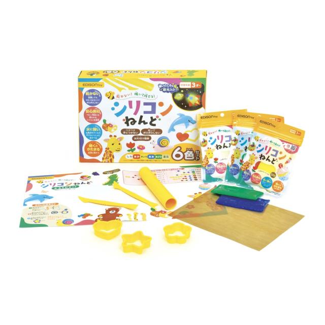 他サイト： エジソン シリコンねんど 6色セット  返品種別Bの商品画像