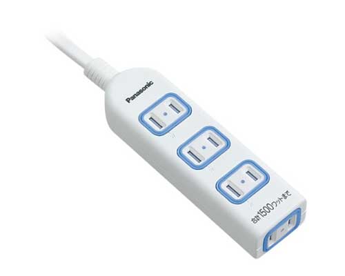 他サイト： パナソニック WHA2524WKP ザ・タップX(4個口・安全設計扉・パッキン付コンセント)[WHA2524WKP] 返品種別Aの商品画像