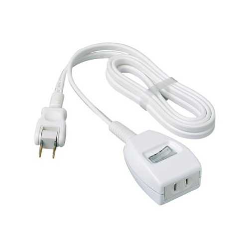 他サイト： パナソニック WHS2621WKP ザ・タップスイッチシリーズ(1個口 2m ホワイト)Panasonic[WHS2621WKPの商品画像