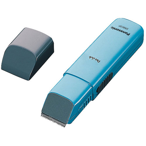 他サイト： パナソニック ER803PP 犬用バリカン【乾電池式】(ブルー)Panasonic Pet club(ペットクラブ) 部分カットの商品画像