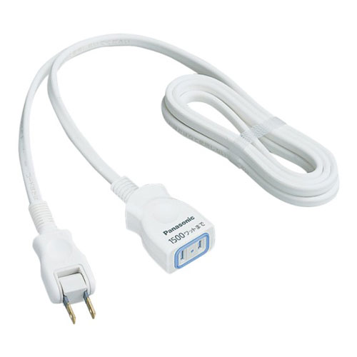 他サイト： パナソニック WHA-4913WP 電源延長コード(1個口・3m)ホワイトPanasonic 延長コードX[WHA4913WP]の商品画像