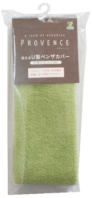 他サイト： オカ 126112 プロヴァンス シェル便座カバーU型(グリーン)[オカ3032635] 返品種別Aの商品画像