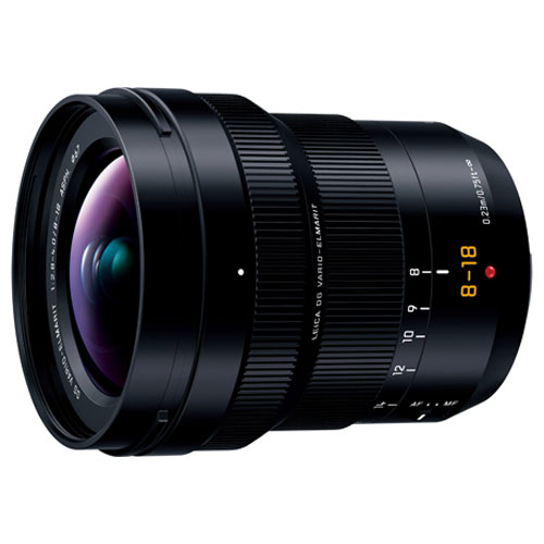 他サイト： パナソニック H-E08018 LEICA DG VARIO-ELMARIT 8-18mm/F2.8-4.0 ASPH.※マイクの商品画像