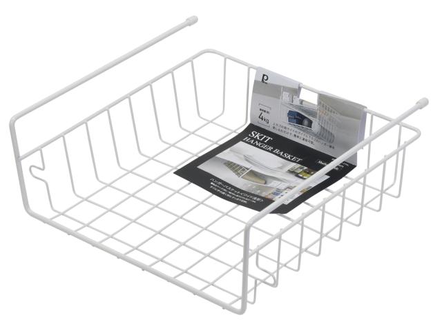 他サイト： パール金属 HB-6875(パ-ル) ハンガーバスケット ワイド浅型スキット[HB6875パル] 返品種別Aの商品画像