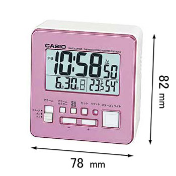 他サイト： カシオ 電波目覚まし時計 DQD-805J-4JF[DQD805J4JF] 返品種別Aの商品画像