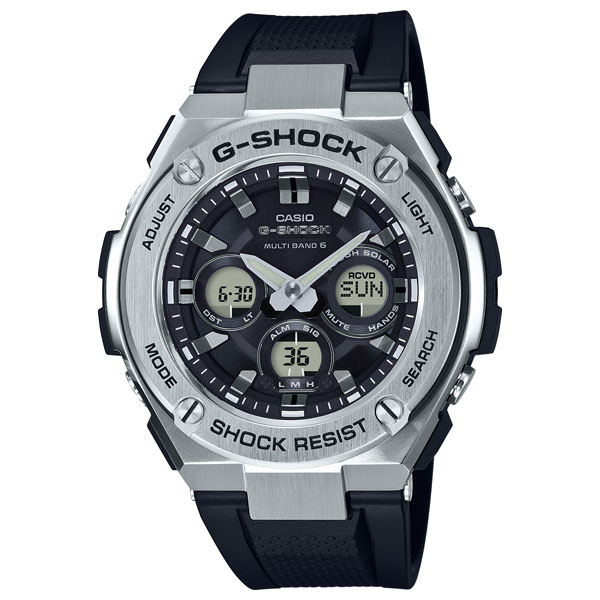 他サイト： カシオ 【国内正規品】G-SHOCK(ジーショック) G-STEELソーラー電波 メンズタイプ GST-W310-1AJF[GSの商品画像
