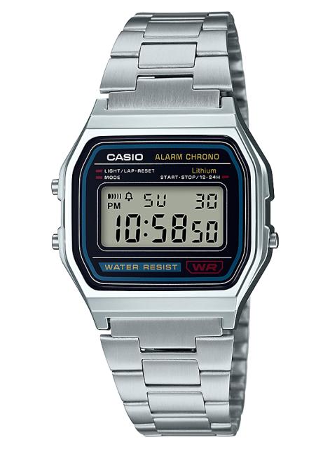 他サイト： カシオ 【国内正規品】CASIO Collection スタンダードクオーツ ユニセックスタイプ A158WA-1JH[A158の商品画像