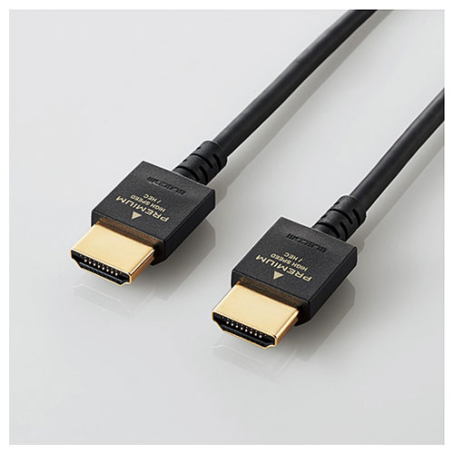 他サイト： エレコム DH-HDP14EY15BK PREMIUM HDMIケーブル やわらかタイプ(1.5m・1本)ELECOM[DHHDの商品画像