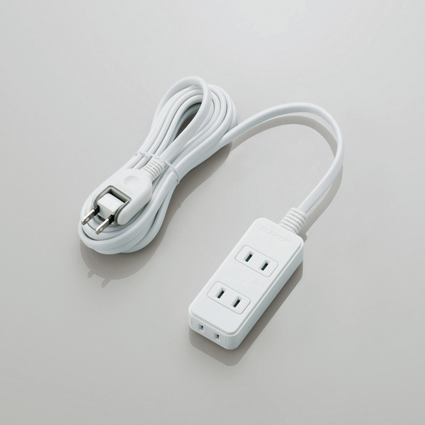 他サイト： エレコム T-S02N-2330WH スイングプラグタップ(3個口 3m)ホワイトELECOM[TS02N2330WH] 返品種の商品画像