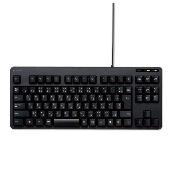 他サイト： エレコム TK-FCM103XBK 有線キーボード メンブレン式 コンパクトサイズ(ブラック)[TKFCM103XBK] 返品種の商品画像