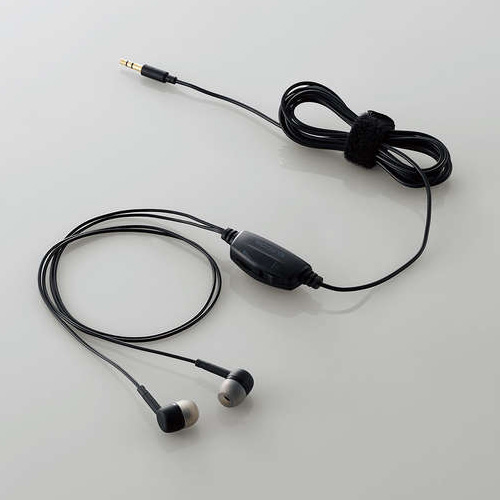 他サイト： エレコム ダイナミック型イヤホン 3mロングケーブル(ブラック) EHP-TV11C3XBK返品種別Aの商品画像