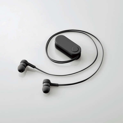 他サイト： エレコム Bluetooth対応ダイナミック密閉型カナルイヤホン(スモークブラック) ELECOM FASTMUSIC bundの商品画像