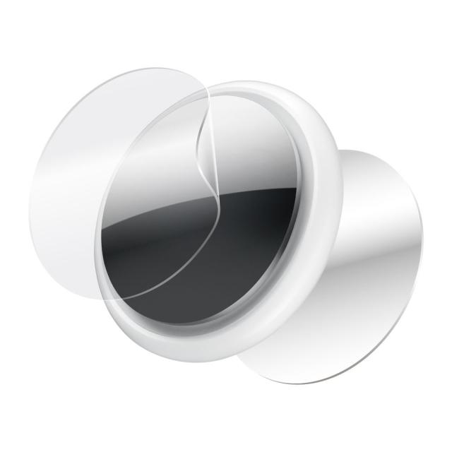 他サイト： エレコム AT-FLAPKRG AirTag用アクセサリ 保護フィルム フルカバー 衝撃吸収 高光沢 傷リペア 両面 2セット[の商品画像