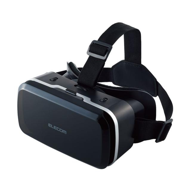 他サイト： エレコム VRG-M02BK VRゴーグル スタンダードタイプ(ブラック)[VRGM02BK] 返品種別Aの商品画像