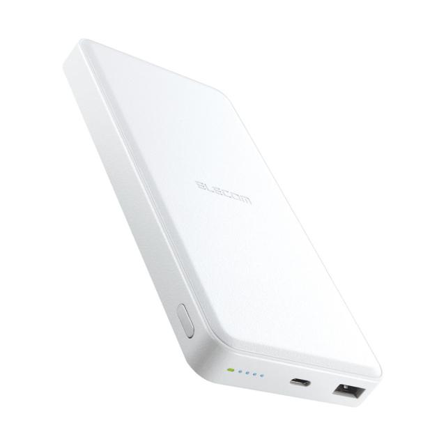 他サイト： エレコム DE-C39-12000WH リン酸鉄モバイルバッテリー(12000mAh/PD20W/Type-C×1+USB-A×の商品画像