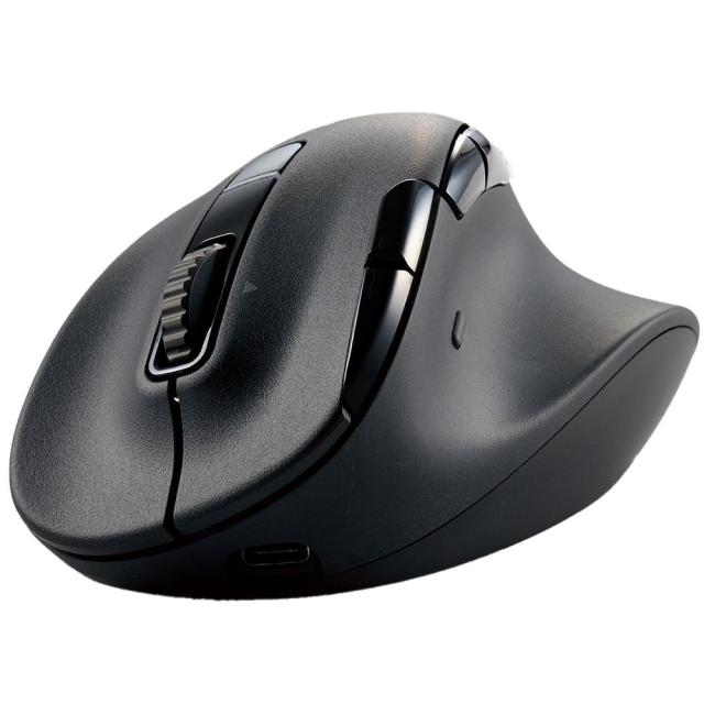 他サイト： エレコム M-XGL50MBSKBK ワイヤレスマウス Bluetooth5.0/2.4GHz 静音 8ボタン 右手専用 Lサイの商品画像