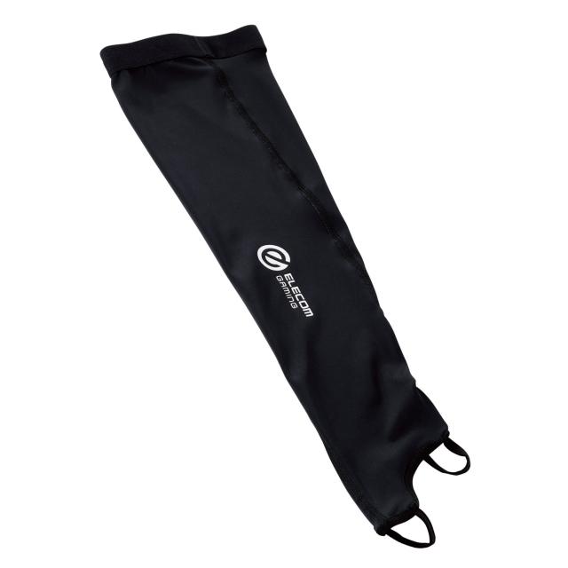 他サイト： エレコム GWVA300LLBK ゲーム用アームカバー M-Lサイズ 左右両用 洗濯機使用可 V custom[GWVA300Lの商品画像