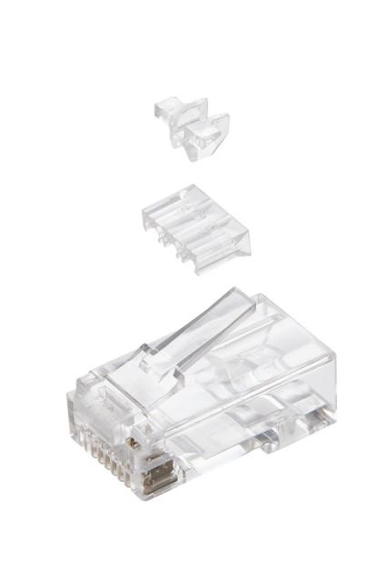 他サイト： エレコム LD-6RJ45T10/L RJ45 コネクタ Cat6A Cat6 LANケーブル 用 10個入り ガイドパーツ付きの商品画像