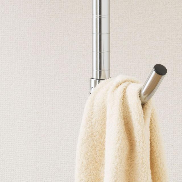 他サイト： ルミナス 後付 ポールフック ルミナス・ポール径25mm専用アディショナルシェルフ(幅3.5×奥行18.5×高さ6cm) 25Aの商品画像