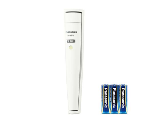 他サイト： パナソニック BF-BE01N-W 単3形アルカリ乾電池式 LED懐中電灯(ホワイト)18ルーメンPanasonic LED常備の商品画像