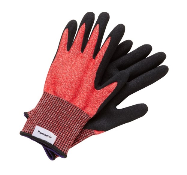 他サイト： パナソニック WKTG3MR タングステン耐切創手袋 レッド Mサイズ 1双入Panasonic ストロングンテ[WKTG3MRの商品画像
