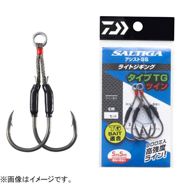 他サイト： ダイワ ソルティガアシストSS ライトジギング タイプTG ツイン #1/0 2ホン ソルティガアシストSS ライトジギング タの商品画像