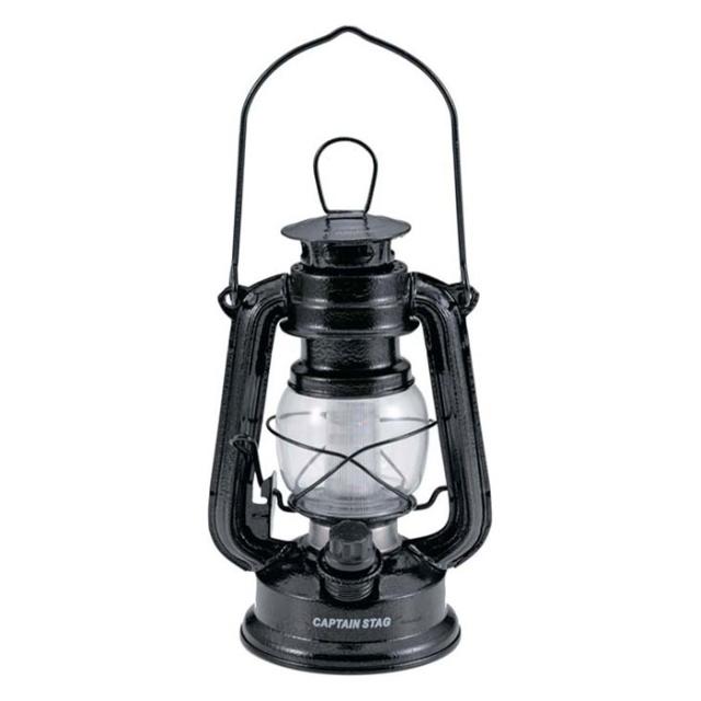 他サイト： キャプテンスタッグ UK-4016 アンティーク暖色LEDランタン(ハンマートンブラック)CAPTAIN STAG[UK4016の商品画像