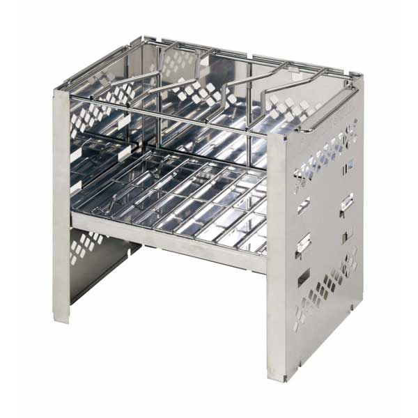 他サイト： キャプテンスタッグ UG-42 カマド スマートグリル B5型(3段調節)CAPTAIN STAG[UG42キヤプテンスタツグ]の商品画像