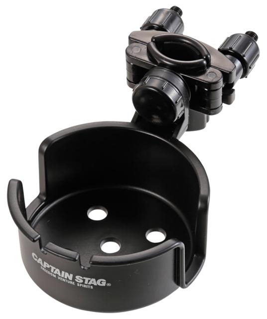 他サイト： キャプテンスタッグ UC-1695 チェア用カップホルダー (ブラック)CAPTAIN STAG[UC1695キヤプテンスタツグの商品画像