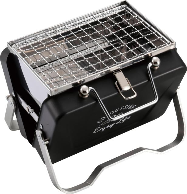 他サイト： キャプテンスタッグ UG-78 モンテ V型卓上グリル B6型(ブラック)CAPTAIN STAG[UG78キヤプテンスタツグ]の商品画像