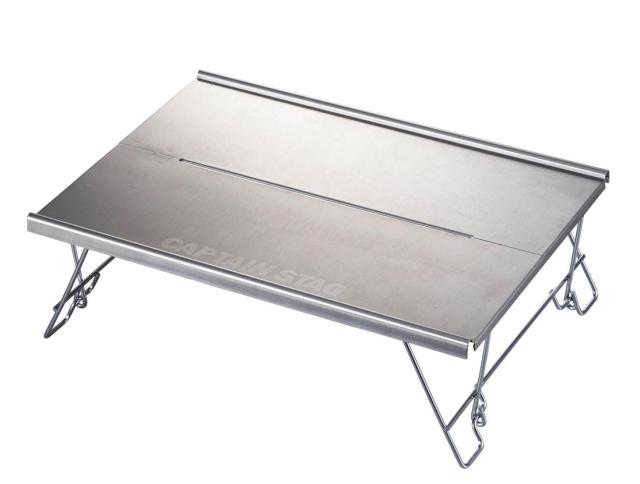 他サイト： キャプテンスタッグ UC-0556 ステンレスソロテーブルCAPTAIN STAG UC-556[UC0556キヤプテンスタツグの商品画像