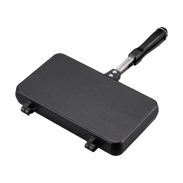 他サイト： キャプテンスタッグ UG-3081 キャストアルミダブルサンドトースター(ウェーブ)CAPTAIN STAG[UG3081キヤプの商品画像