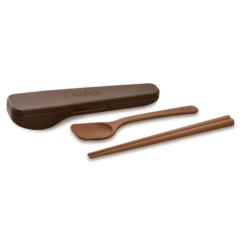 他サイト： サーモス CPE-001-BW スプーン・ハシセット ブラウンTHERMOS[CPE001BW] 返品種別Aの商品画像