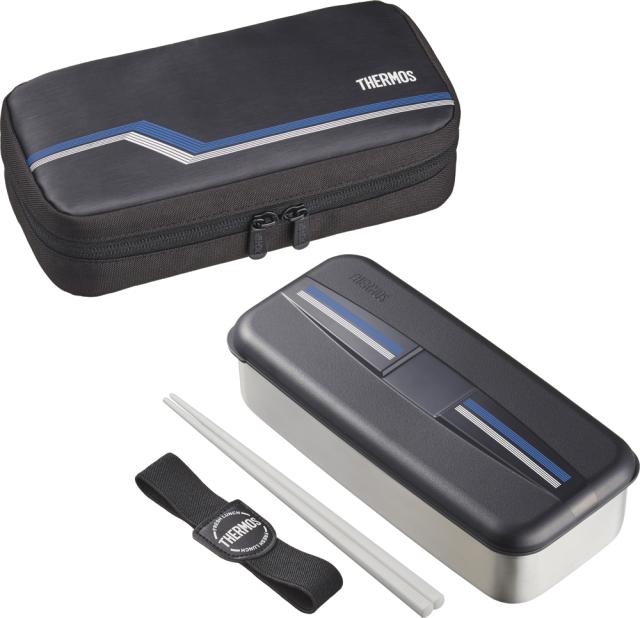 他サイト： サーモス DSD-704-L-BK フレッシュランチボックス ラインブラックTHERMOS[DSD704LBK] 返品種別Aの商品画像