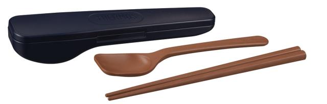 他サイト： サーモス CPE-001-NVY スプーン・ハシセット ネイビーTHERMOS[CPE001NVY] 返品種別Aの商品画像