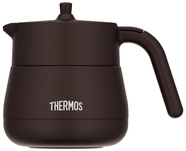 他サイト： サーモス TTE-450-BW 真空断熱ティーポット 0.47L ブラウンTHERMOS[TTE450BW] 返品種別Aの商品画像