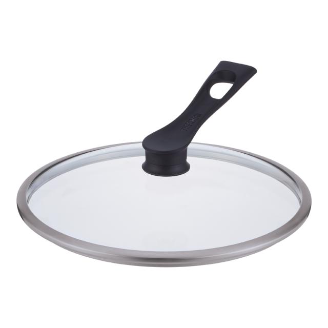 他サイト： サーモス KLH-026-BK スタンド式ガラスフタ(26cm対応) ブラックTHERMOS[KLH026BK] 返品種別Aの商品画像