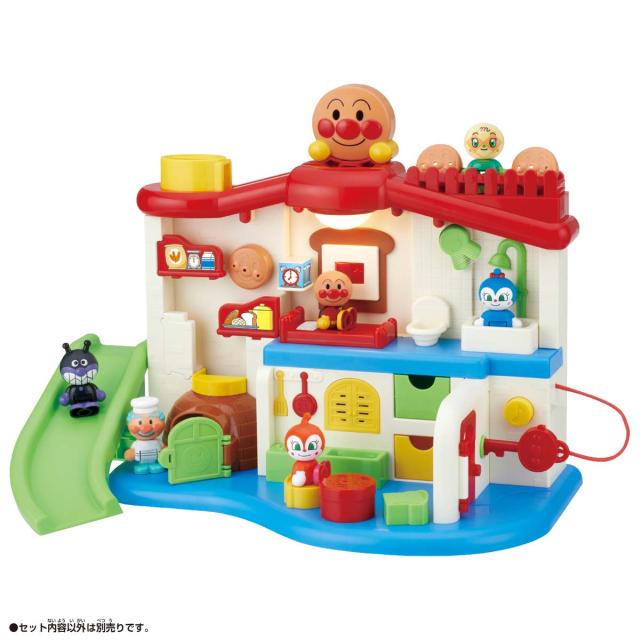 他サイト： バンダイ サウンドいろいろ♪ライトがピカッ! アンパンマンはじめてハウスそれいけ! アンパンマン  返品種別Bの商品画像