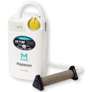 他サイト： ハピソン YH-735C 乾電池式エアーポンプ 静音設計 ミクロHapyson 山田電器工業[YH735C] 返品種別Aの商品画像