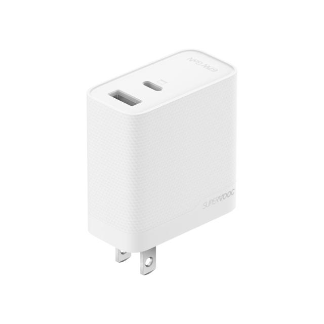 他サイト： OPPO(オッポ) OSAB7CF3AJ 【純正品】OPPO 67W デュアルポート急速充電アダプターCtoCケーブル付き[OSの商品画像