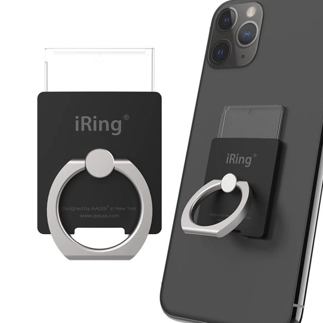 他サイト： AAUXX UMS-IR09ILBL2 ワイヤレス充電対応 フォトフレーム付 着脱式スマホリング 『iRing LINK2』(ブの商品画像