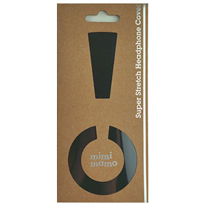 他サイト： ミミマモ MHC-001-BK スーパーストレッチヘッドホンカバー(ブラック/Mサイズ)【オンイヤータイプ向け】mimimamoの商品画像