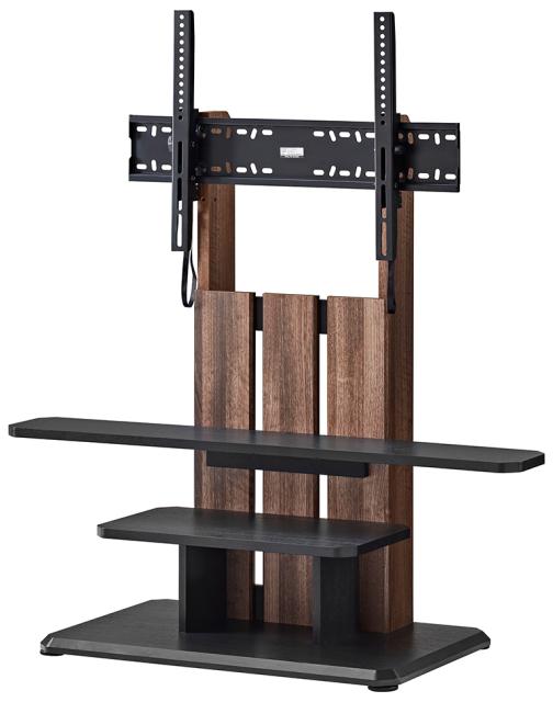 他サイト： 朝日木材加工 WS-C690-DB 32〜77V型まで対応 壁寄せテレビスタンド(ダークブラウン木目&黒木目)ASAHI SWIの商品画像