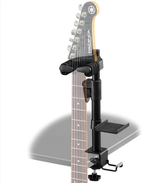 他サイト： バウヒュッテ デスクギタースタンド Bauhutte(バウヒュッテ) デスク用 ギター ハンガー 昇降式 机 後付 BHP-GHの商品画像