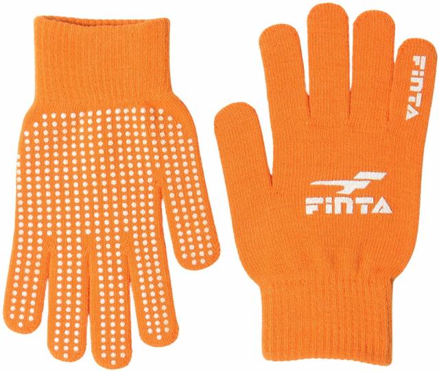 他サイト： FINTA(フィンタ) FNT-FT3510-6100-F ニットグローブ(オレンジ・サイズ:F)サッカー・フットサル用[FNTの商品画像