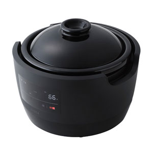 他サイト： シロカ SR-E111(K) 全自動電気炊飯土鍋長谷園×siroca共同開発 かまどさん電気[SRE111K] 返品種別Aの商品画像