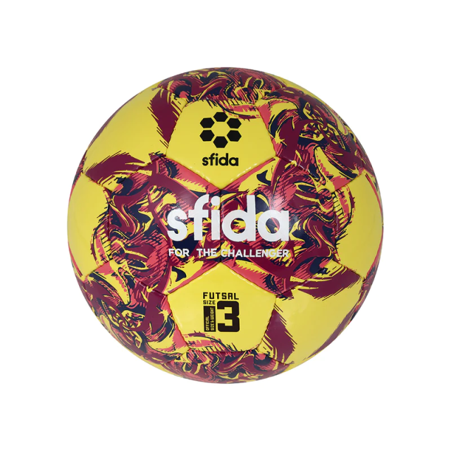 他サイト： sfida(スフィーダ) フットサルボール 3号球 INFINITO RIMBA JR(イエロー・合成皮革) IMO-SB23Iの商品画像