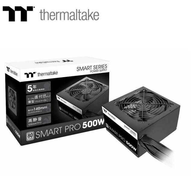 他サイト： Thermaltake|サーマルテイク PS-SPD-0500NNFAWJ-1 80PLUS STANDARD認定 電源ユニットの商品画像