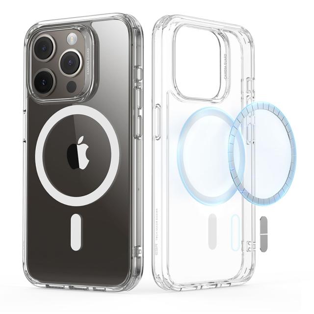 他サイト： ESR iPhone 15 Pro Max用 MagSafe対応 ハイブリッドケース 米軍MIL規格(クリア) ESR382返品の商品画像